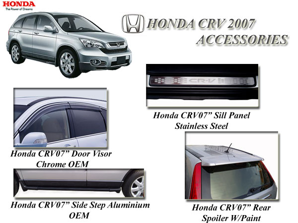 crv 2007 accessories
